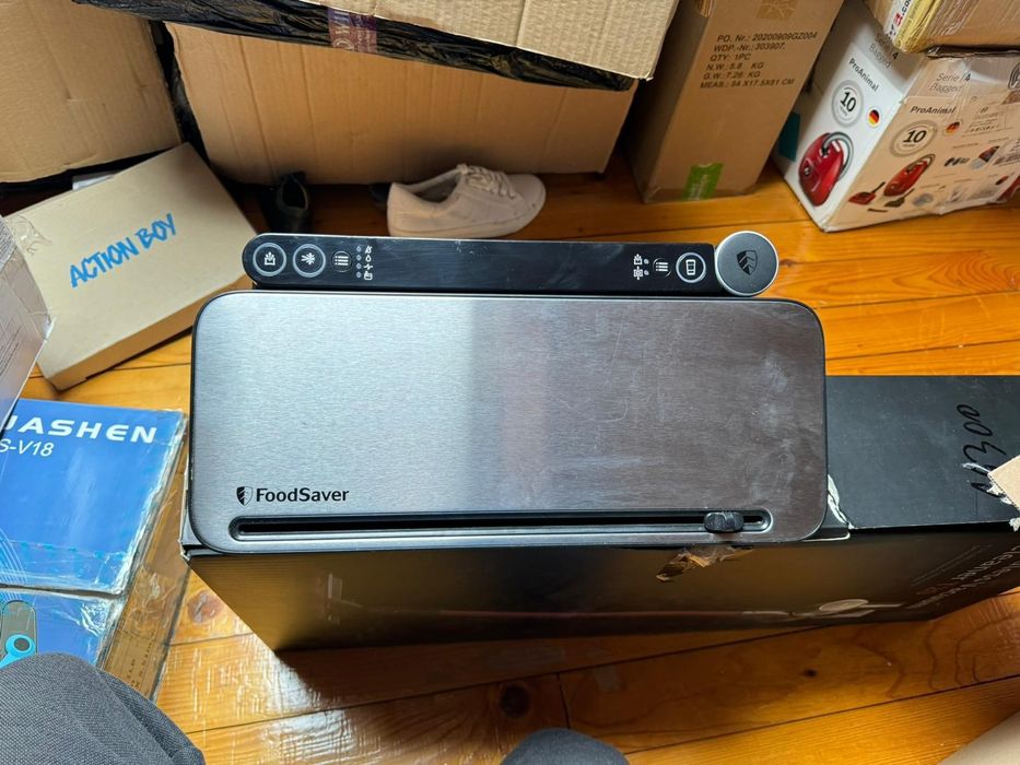 Aparat de vidat FoodSaver VS3190X-01, 1 viteza, 5 programe, vidare ume