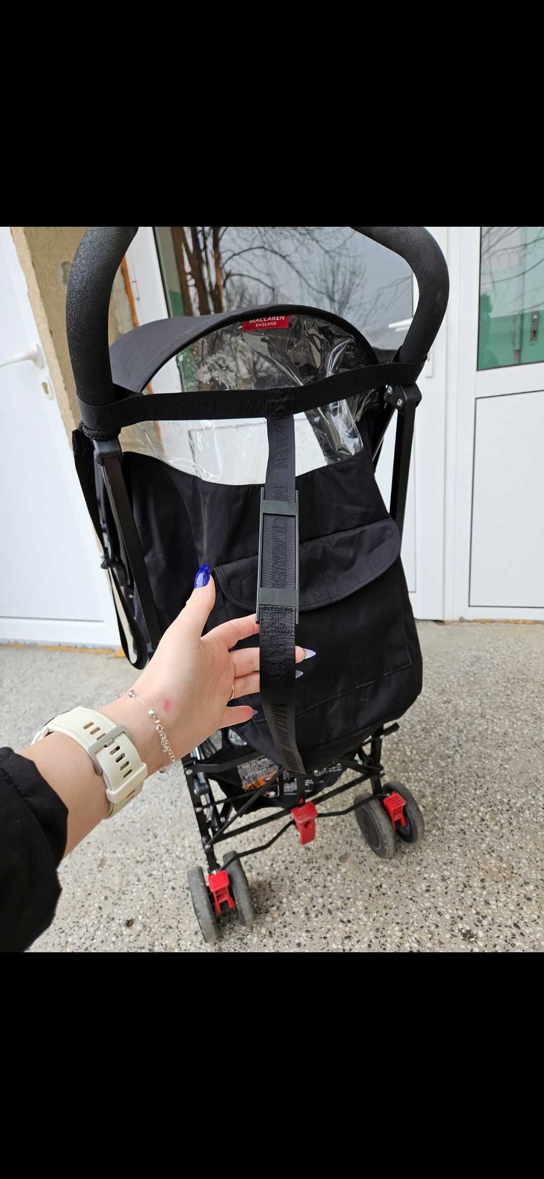 Детска количка Maclaren Quest, Black/Majesty
