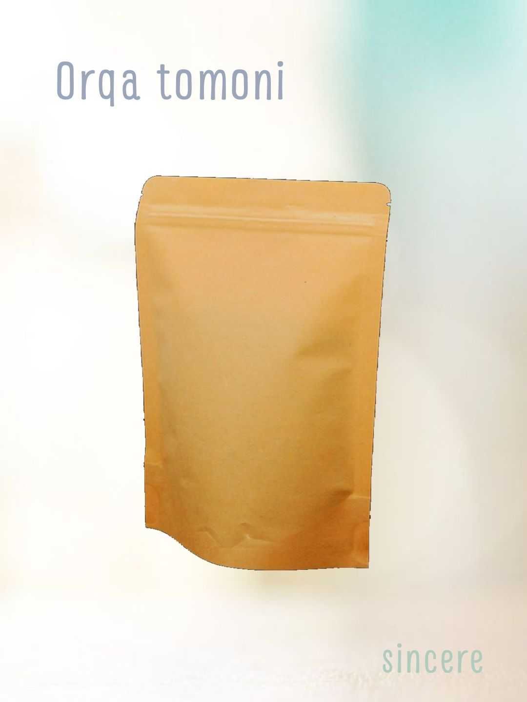 Kraft paketlar, ziplock qulfli 14*20sm (DoyPack), 50dona, Крафт пакеты