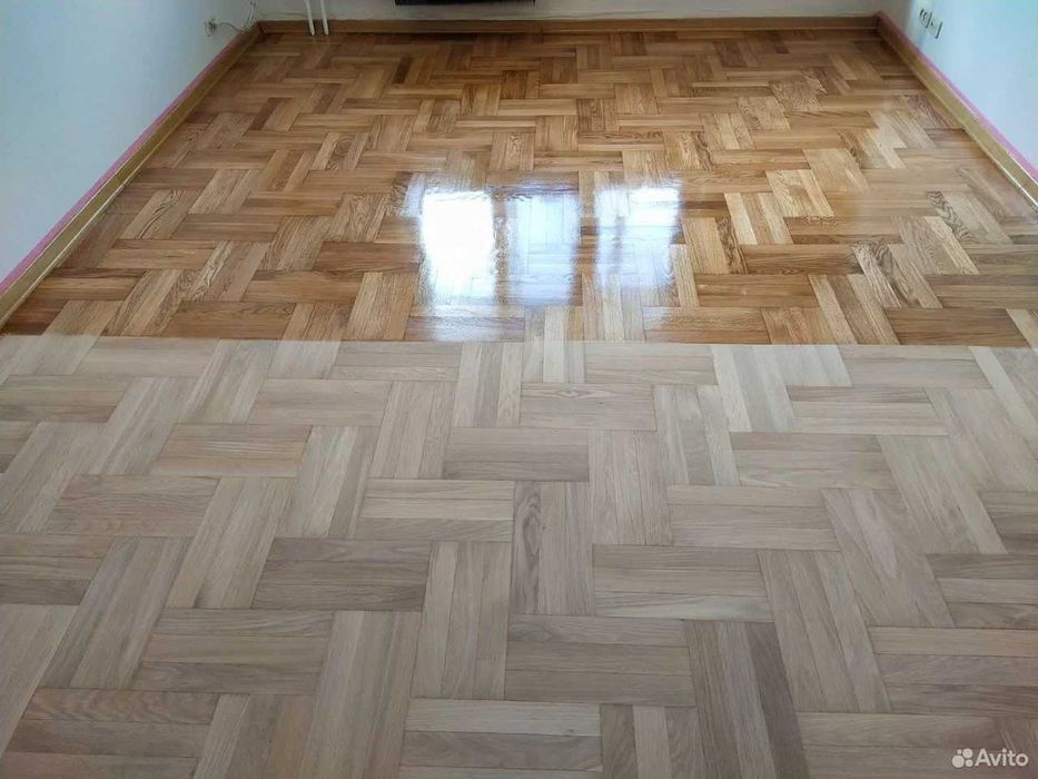 Шлифовка паркета и покрытие лаком под ключ| Shlifovka pol parket