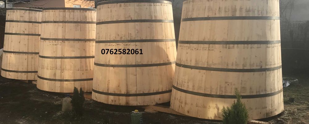 BUTOAIE lemn salcam, stejar, dud /Ciubar, Putinei, Putinica