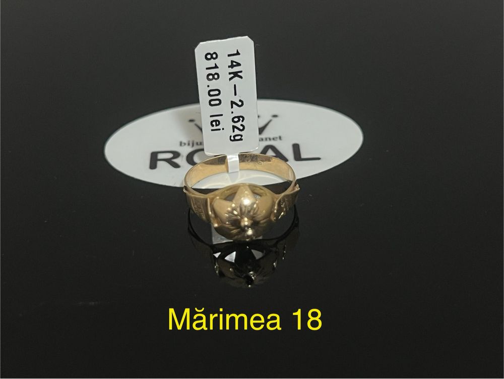Bijuteria Royal CB : Inel dama aur 14k 2,62gr Marime 18