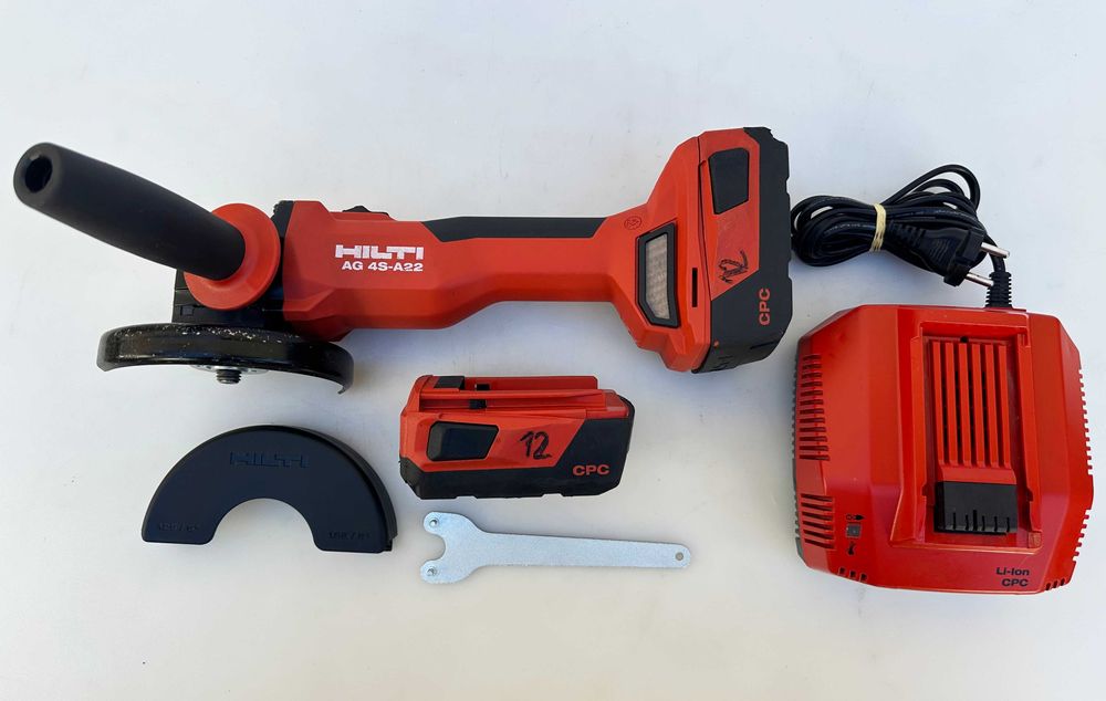 Hilti AG 4S-A22 - Безчетков ъглошлайф с потенциометър 2023г.