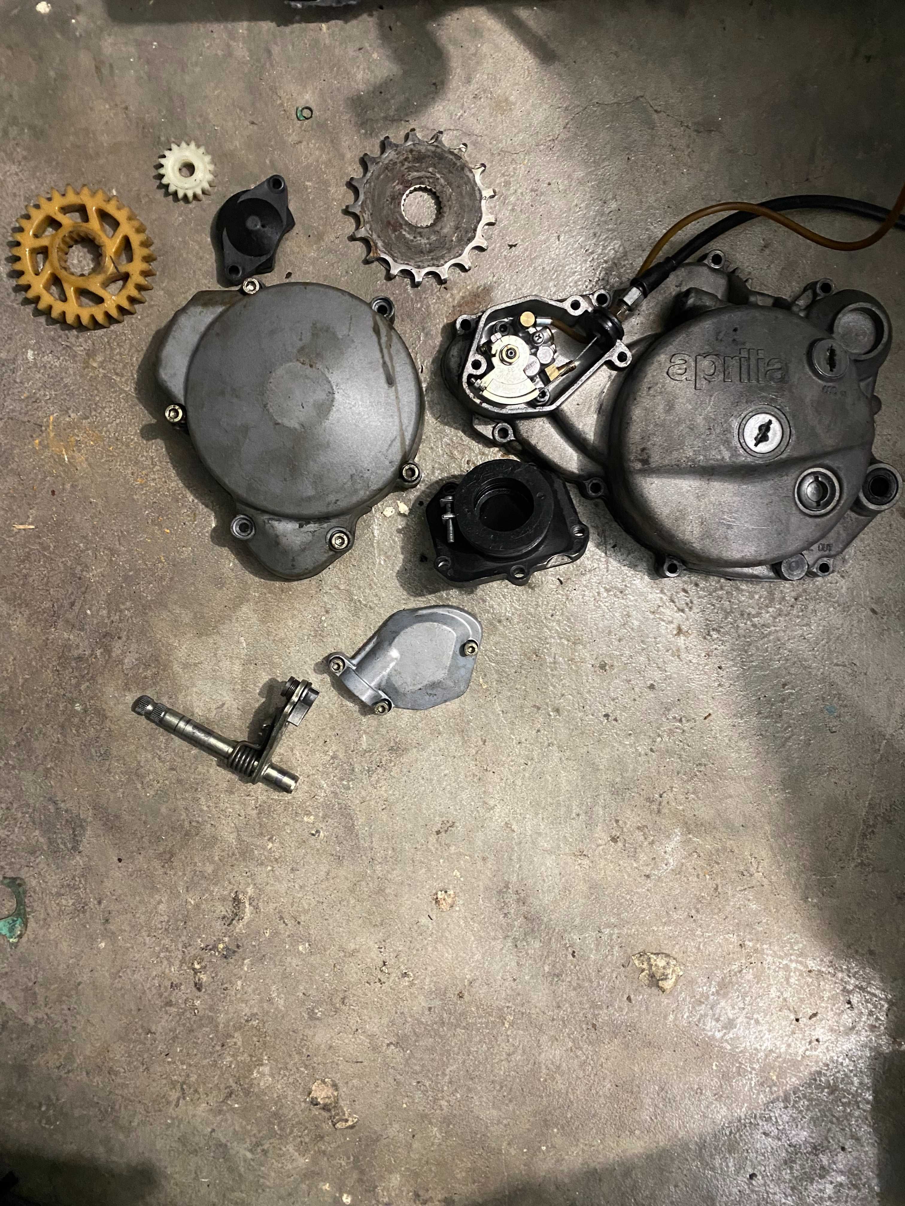 APRILIA RS 125 cc / априлия рс 125 кубика / rotax 122 ЧАСТИ