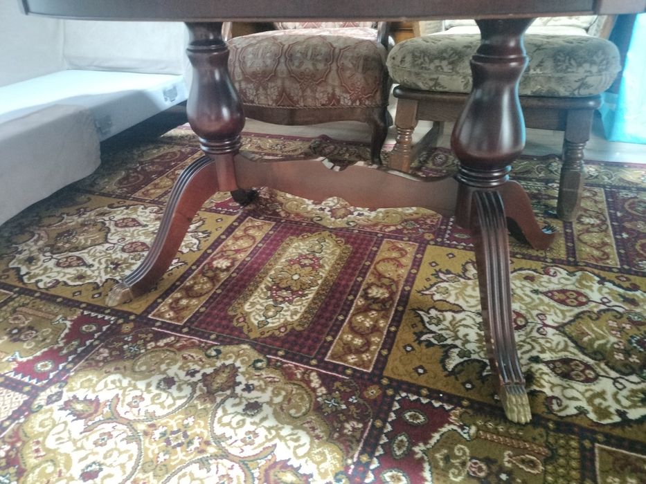 Masa lemn masiv ovala 1.75 x 0.87 x 0.75