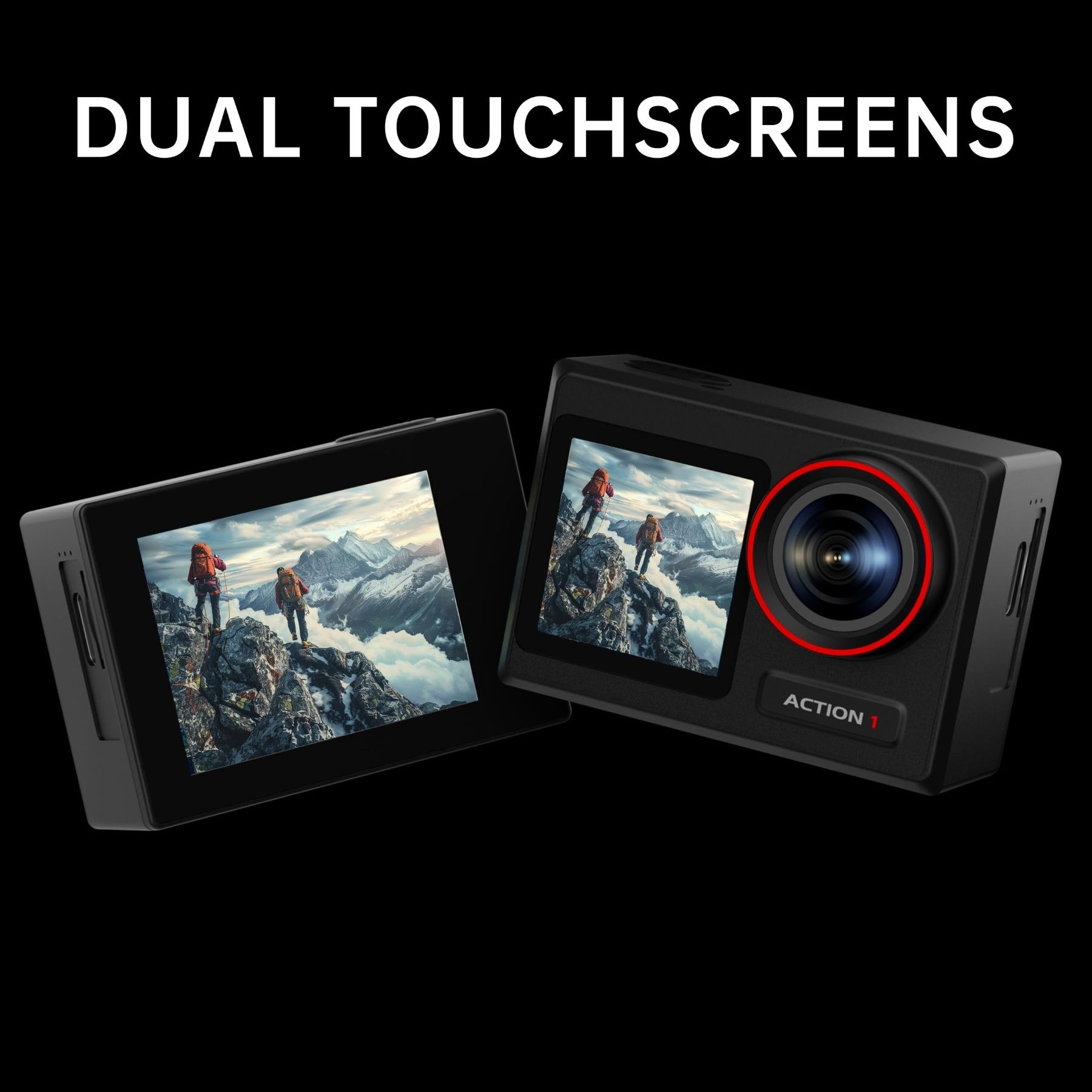 Подводна екшън камера 4K 60FPS Ultra HD 30MP Anti-Shake водолазна 40м.