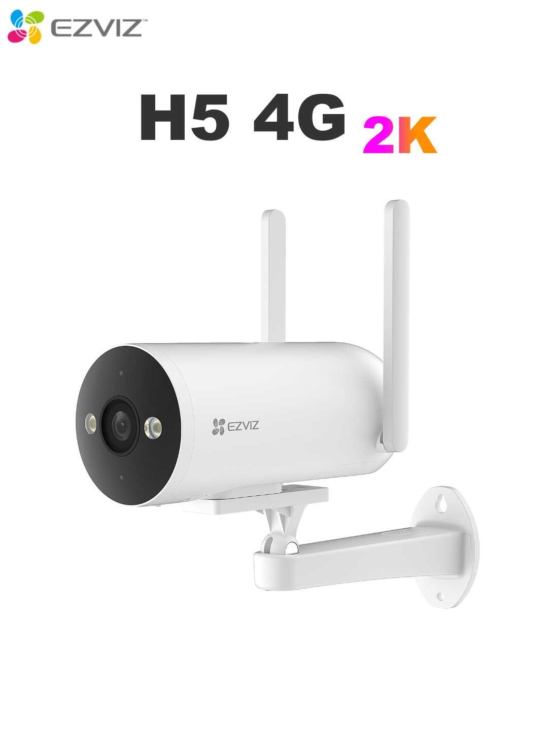 EZVIZ H5 4G (2K 3MP) Kamera | 4G Sim Kartali Kamera | Уличная Камера