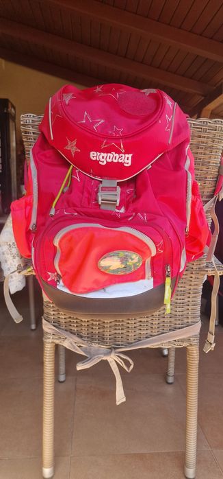 Ghiozdan roz pentru fetite Ergobag