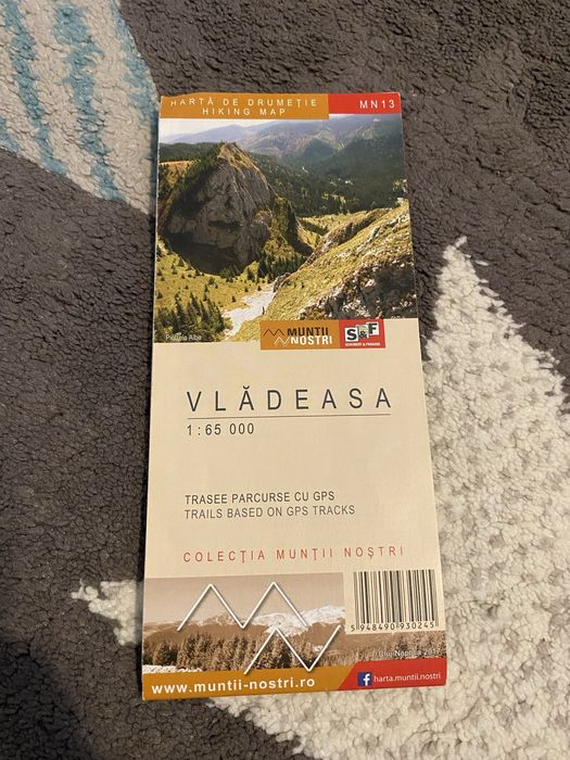Vând hărți de drumeție- Vlădeasa, Apuseni, Făgăraș