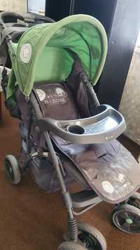Бебешка количка с кошница, чанта и дъждобран