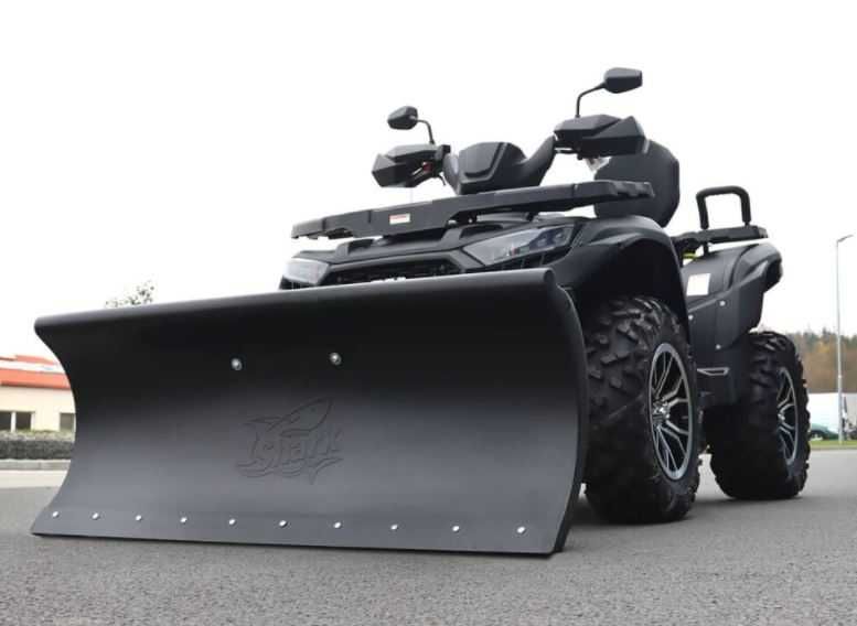 ATV гребло за сняг  132 CM SHARK ( 52") черно без адаптер