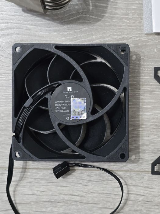 Cooler CPU Thermalright AK90, 5 heatpipes, 125mm, silențios