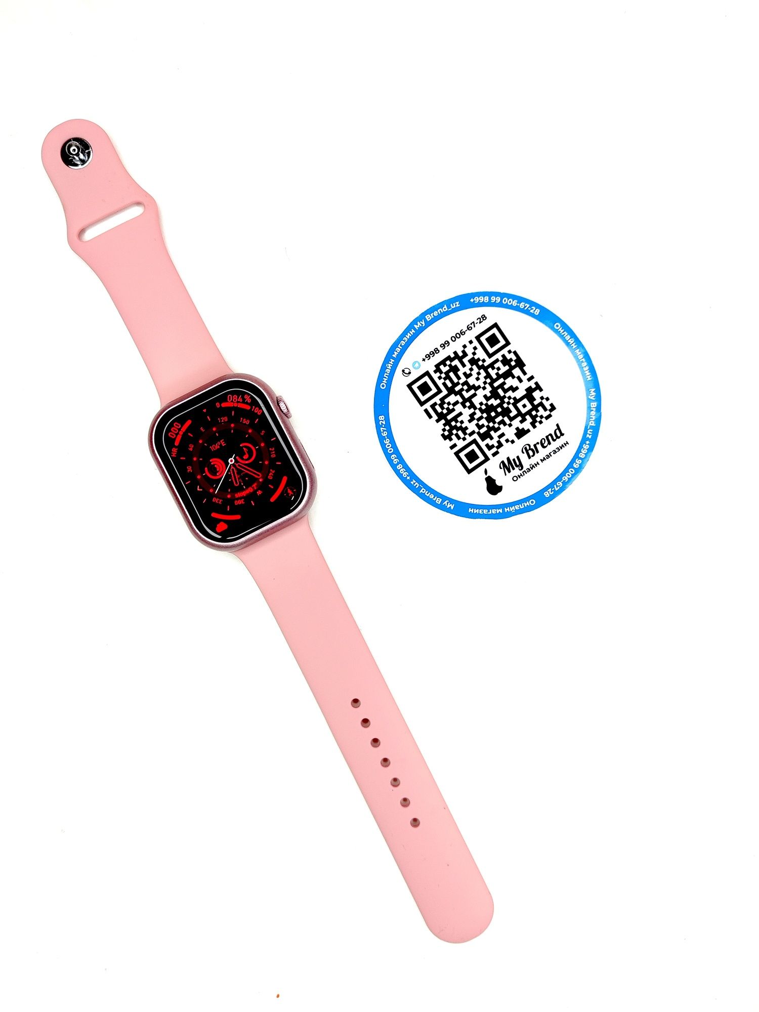 IWatch 8 series pink gold | ayolar uchun Appls Watch 8 pushti