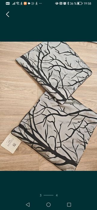 Set draperii și 2 fete perne