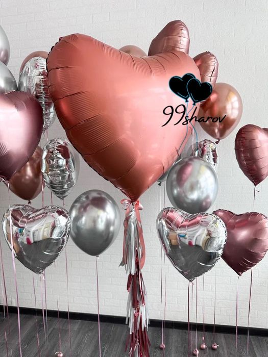 Воздушные шары на 14 февраля