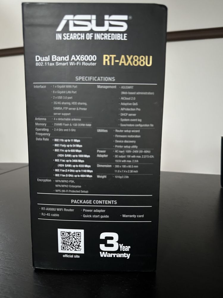 Router Asus AX6000 dual band cu suport MU-MIMO si OFDMA