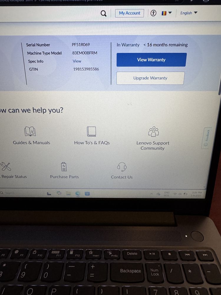 Lenovo idea pad slim3 i7