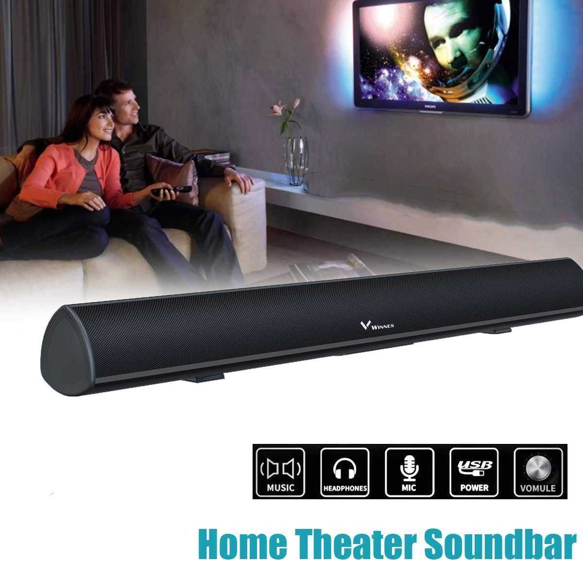 Soundbar Winnes cu subwoofer pt.TV, Bluetooth 5.0 Usb, Aux Sigilat !