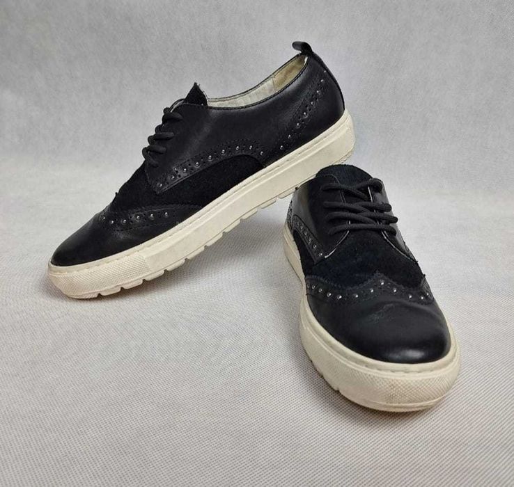 PANTOFI SPORT GEOX din piele de calitate, respirabilă măr. 37