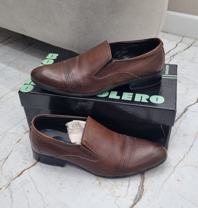 Қоңыр туфли б/у. Размер 39