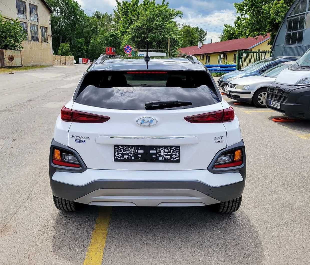 06/2021 г. Hyundai Kona 1.6T АВТОМАТИК 4X4 реални 67743 км