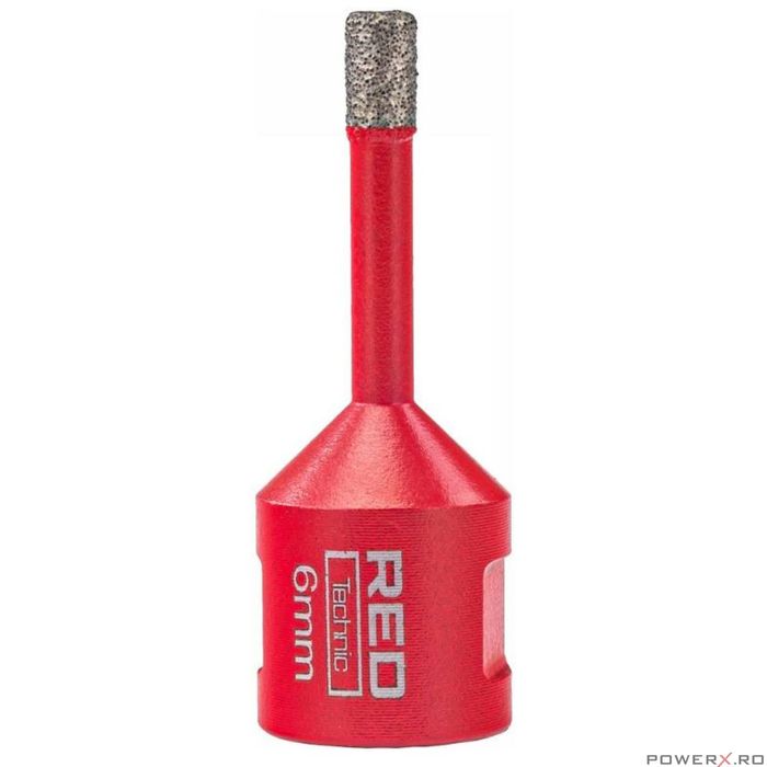 Set carote diamantate, 6 - 68 mm, HEX, M14, 6 piese, Red Technic