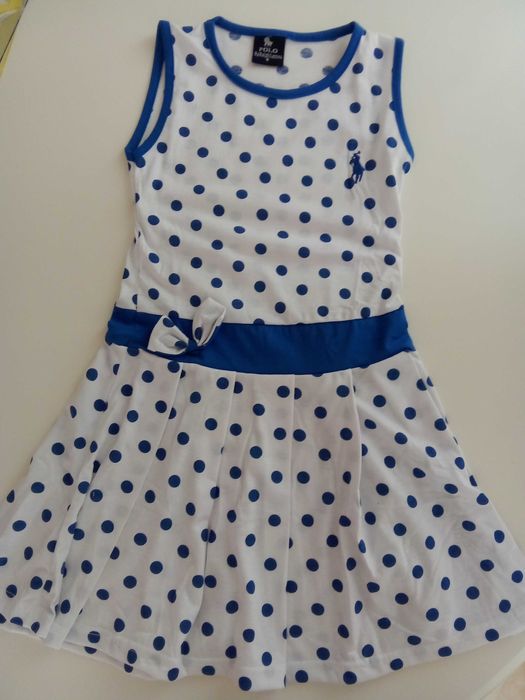 Нова рокля Polo Ralf Lauren  за момиче 8 г. -80 лв.