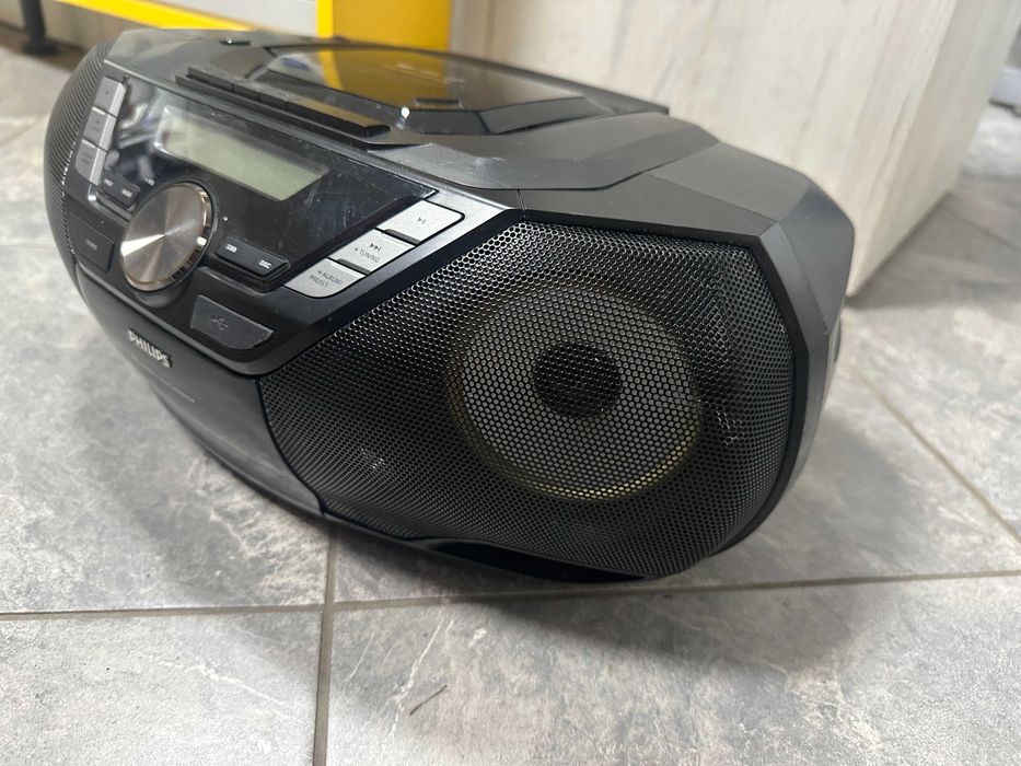 Радиокасетофон Philips AZ787/12, CD, MP3-CD, USB, FM