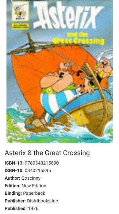 Carti Benzi Desenate Limba Engleza Asterix 1970-1976