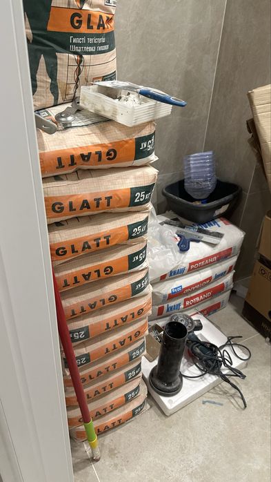 Шпатлевка и ротбанд со скидкой