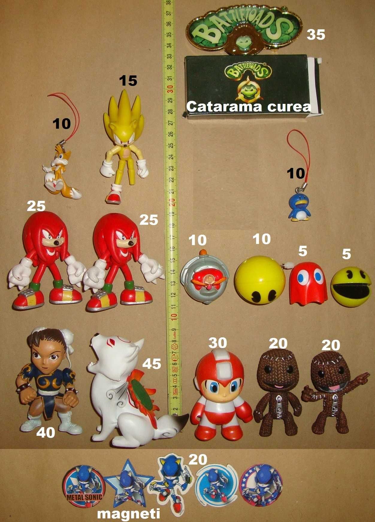 Figurine Masinuta Super Mario Kart Sonic Nintendo