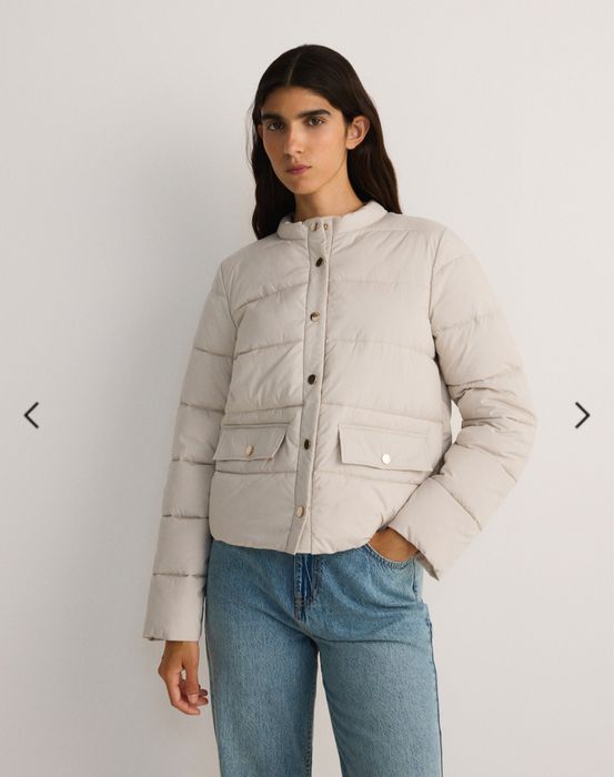 Бежаво пухено яке Reserved