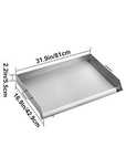 Placa grill gratar  inox pentru caramida,gaz,carbune lemne
