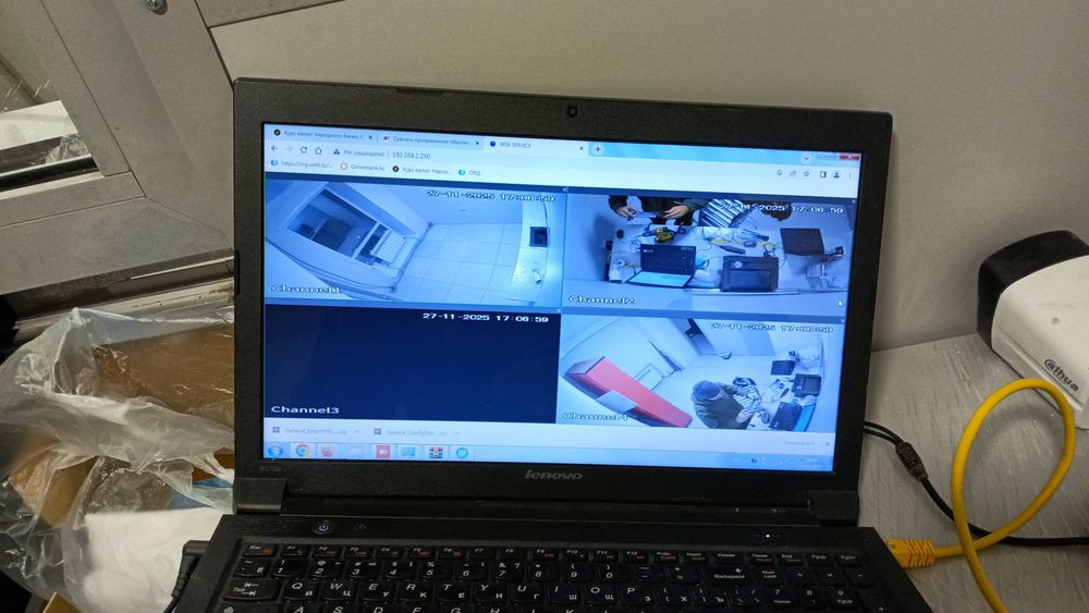 Монтаж камер видеонаблюдения под ключ