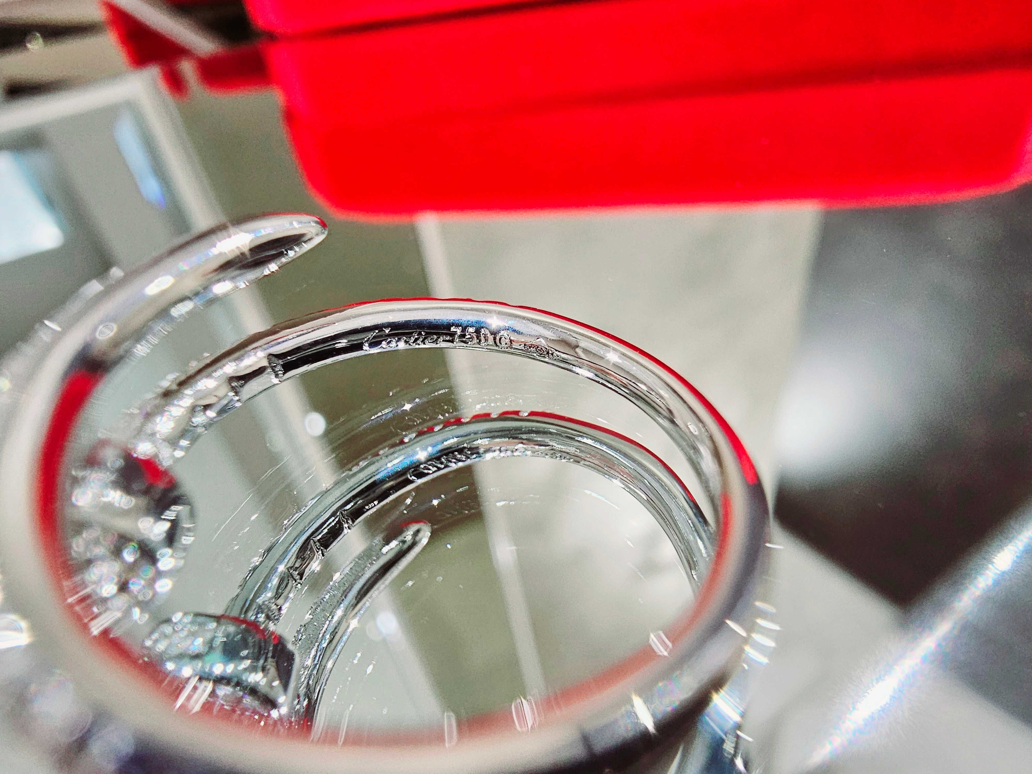 CARTIER Nail Juste un Clou Silver Small Paved Diamonds Пръстен Пирон
