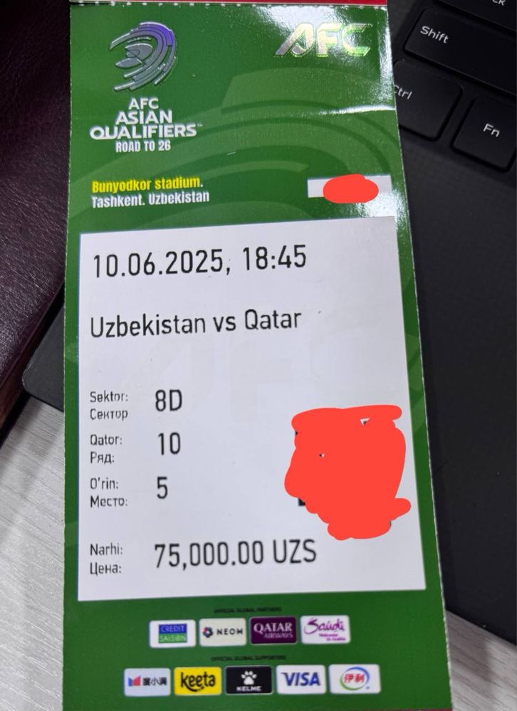 Futbol Bilet sotiladi