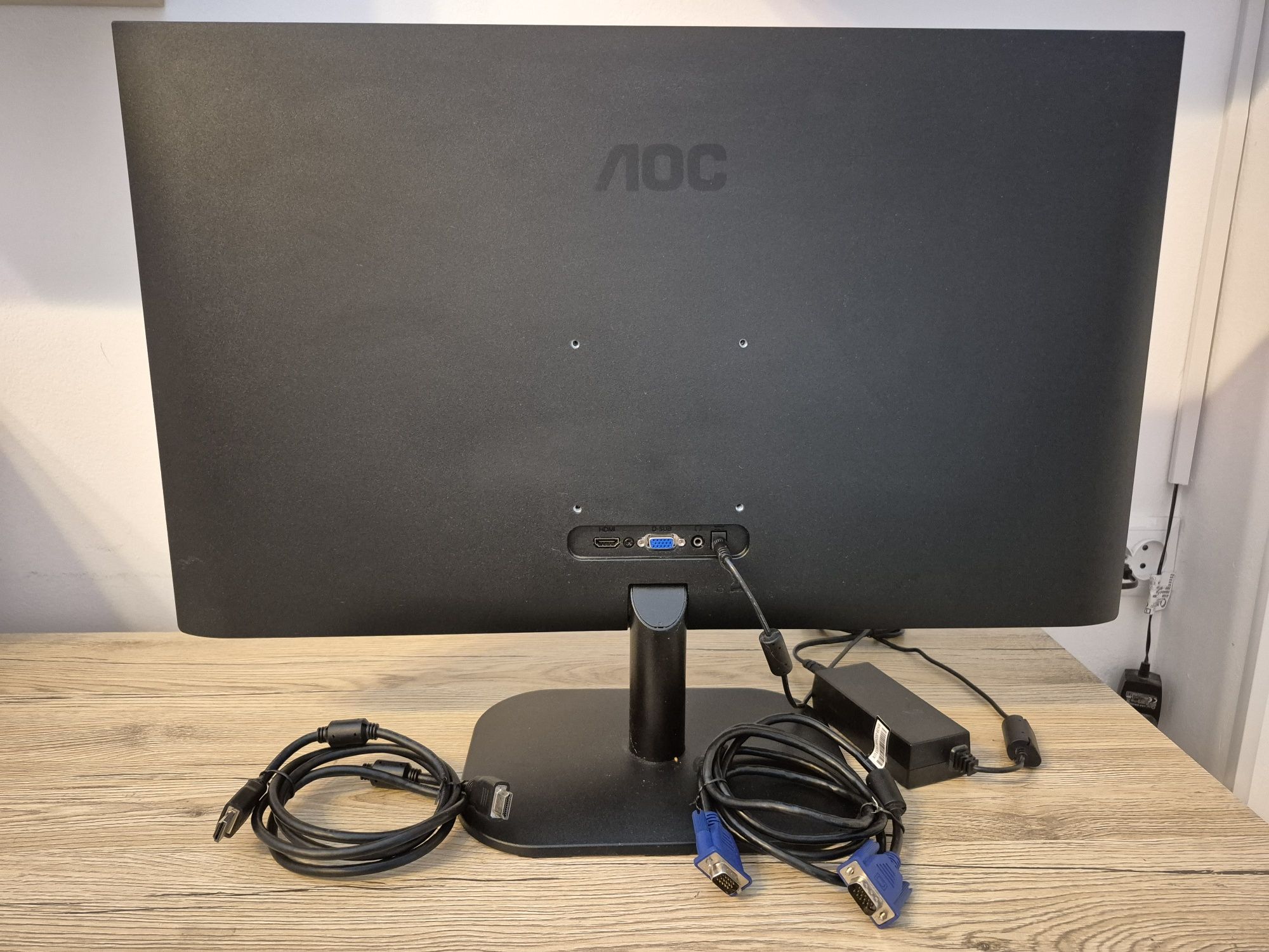 Monitor LED IPS AOC 27B2H/EU, 27" Full HD, 75Hz, Flicker Free, negru