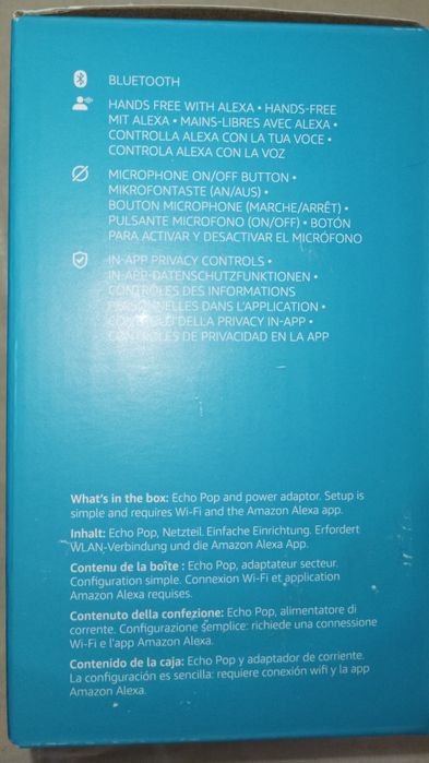 Компактен интелигентен високоговорител с Alexa - Amazon Echo Pop