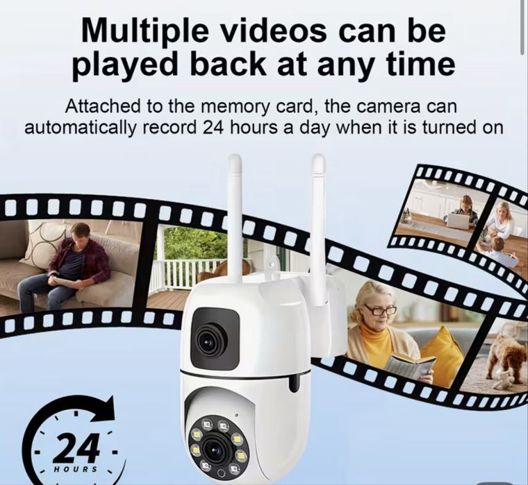 Camera supraveghere camera video 360 night vision