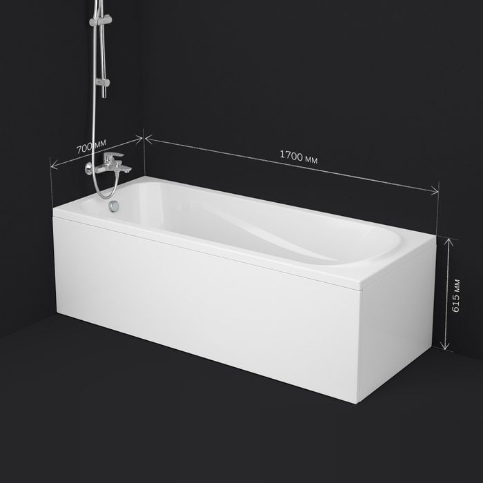 Ванна акриловая стальные