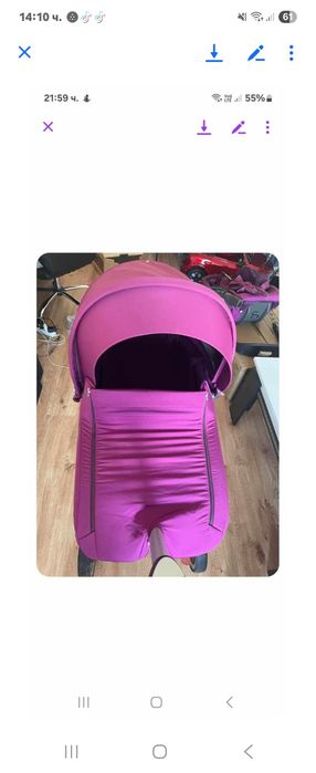 Детска количка Stokke Xplory 

С нормални следи от употре