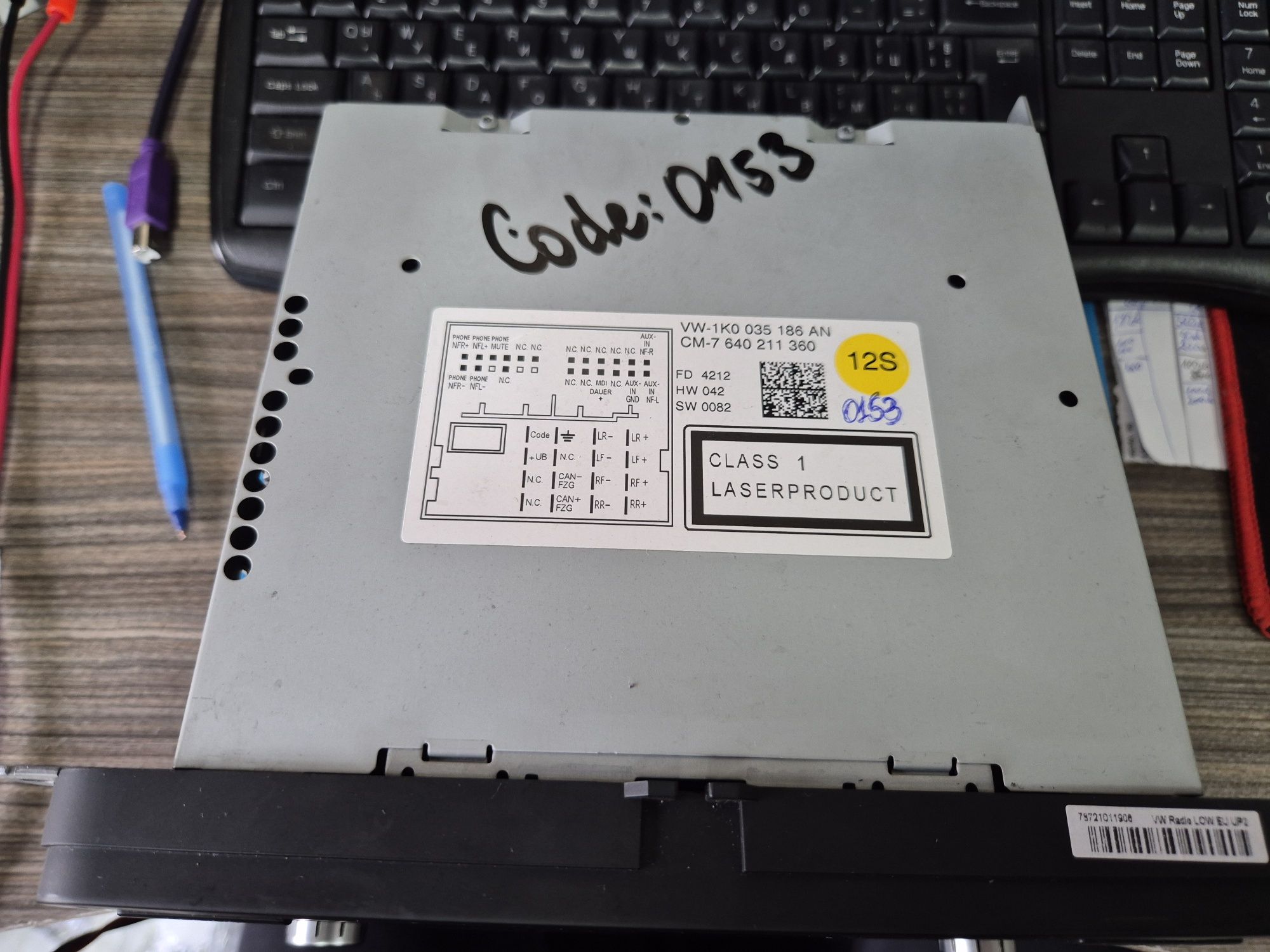 Радио vw rcd310 Bosch mp3