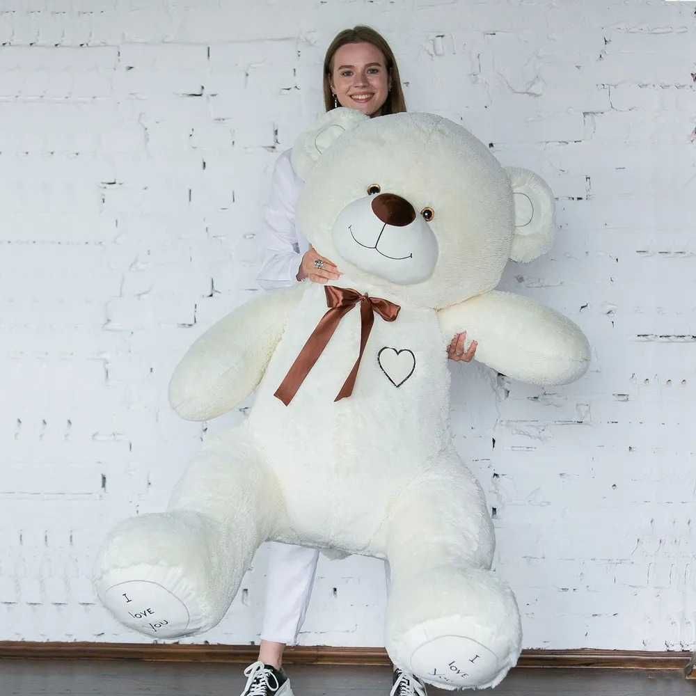Мягкие игрушки BelaiToys / Большой плюшевый медведь Купер 200 см