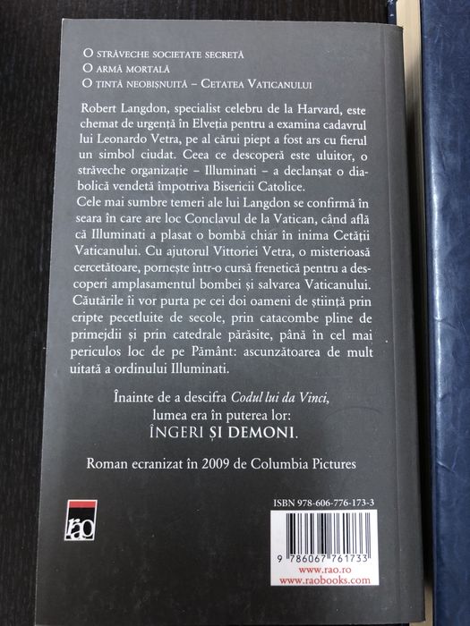 Dan Brown. Demoni. Origini