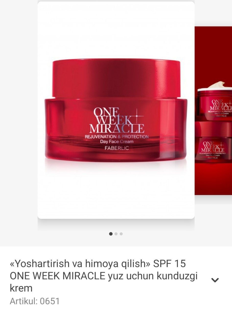 HyaluronCa, ONE WEEK MIRACLE kremlar va Oceanum gidrogeleviy patchlar