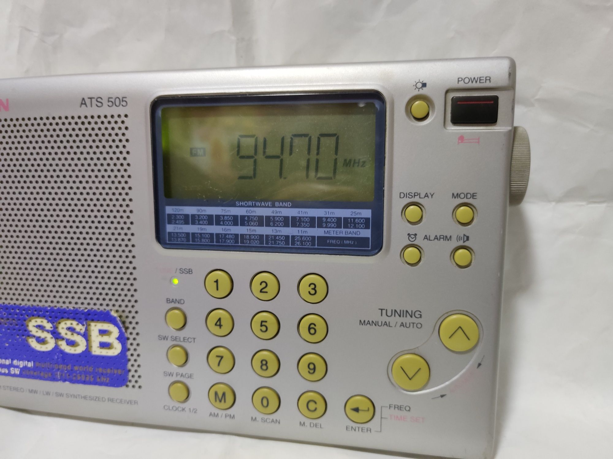 Aparat Radio Sangean ATS-505P FM Stereo/MW/LW/SW PLL Synthesized World