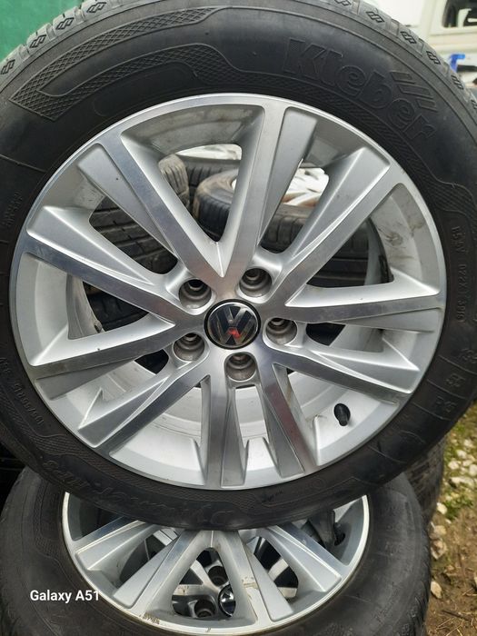 Ляти джанти с гуми за ФОЛКСВАГЕН, 5×100, 15цола