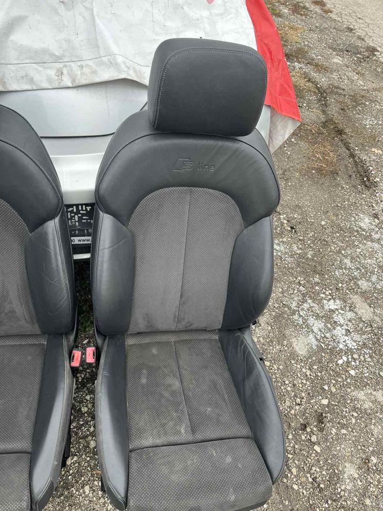 Кожен салон Audi A6 A7 4G Facelift алкантара плат Ауди А6 Н617