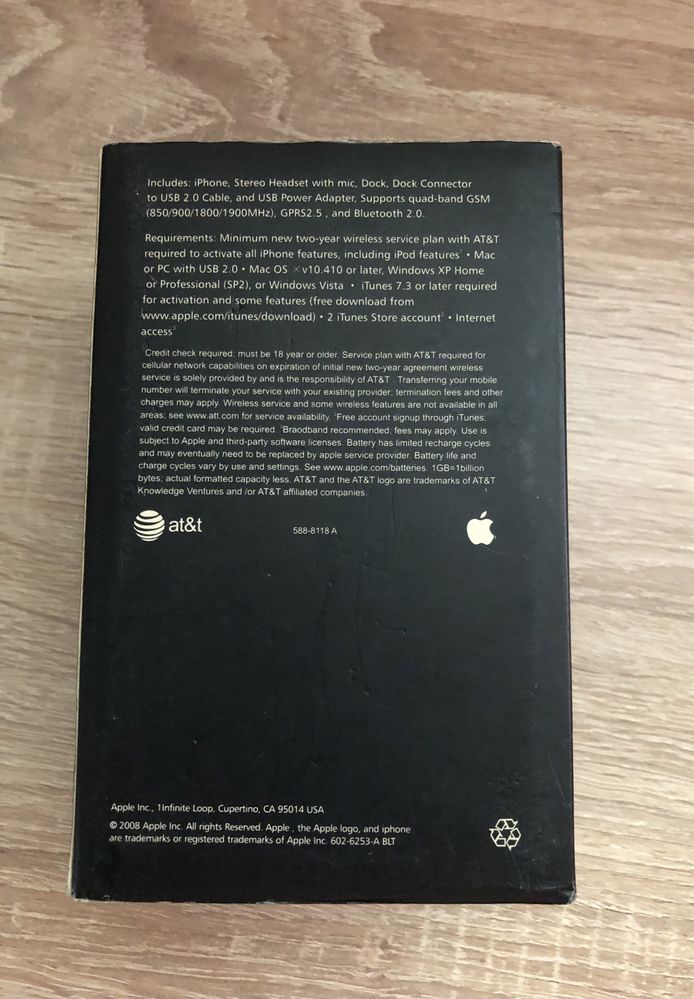 Iphone 2g (първа генерация)