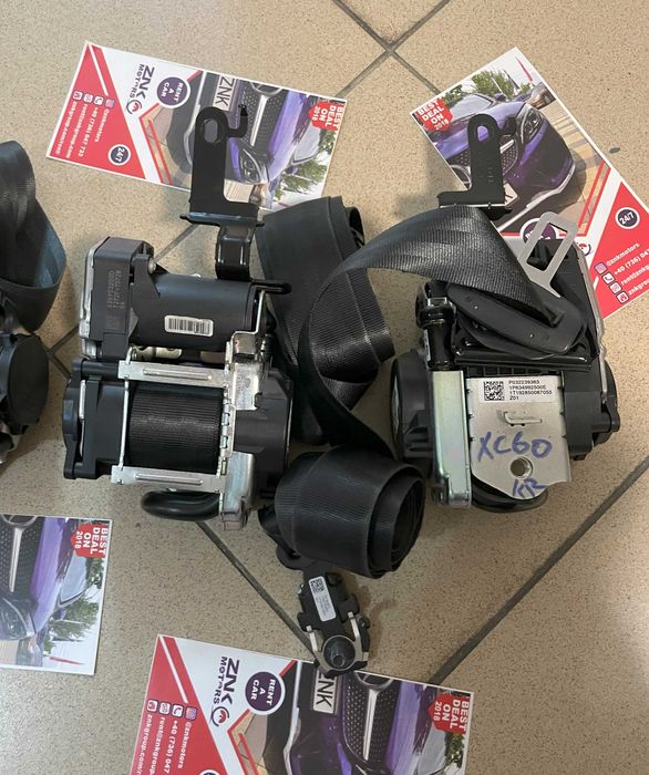 Volvo XC60 II - set centuri de siguranta - PRESAFE - fata / spate